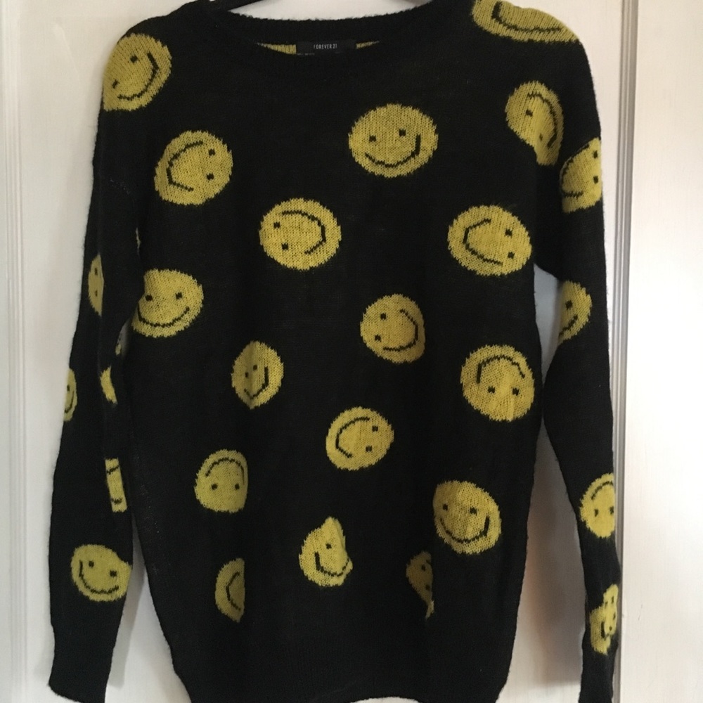 Smiley face sweater